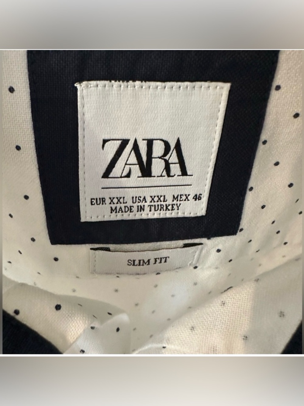 Zara Cotton Slim Fit Shirt - Picture 4 of 7